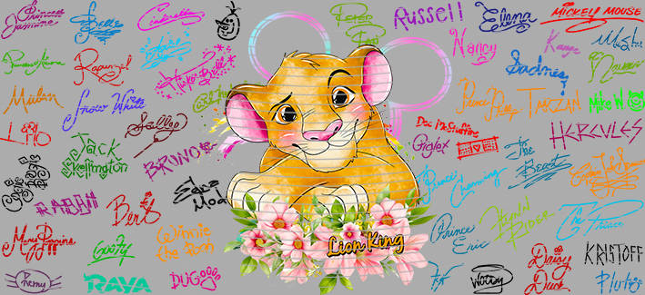 16oz Disney style-D-1315